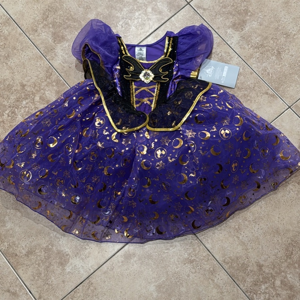 Disney Minnie Mouse Witch Costume for Kids NWT 5/6 - Picture 2 of 5